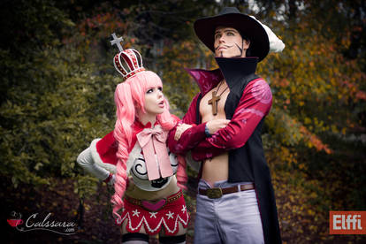 One Piece - Perona and Mihawk