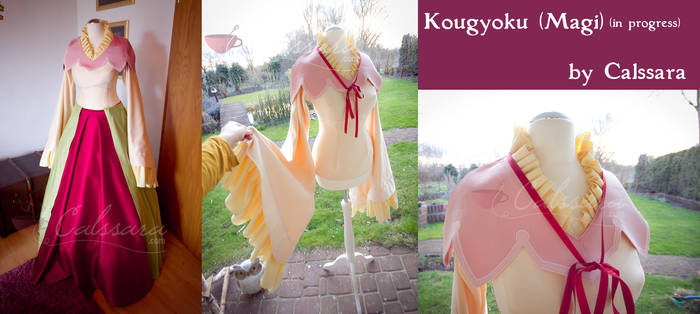 Kougyoku Ren cosplay costume (Magi) WIP