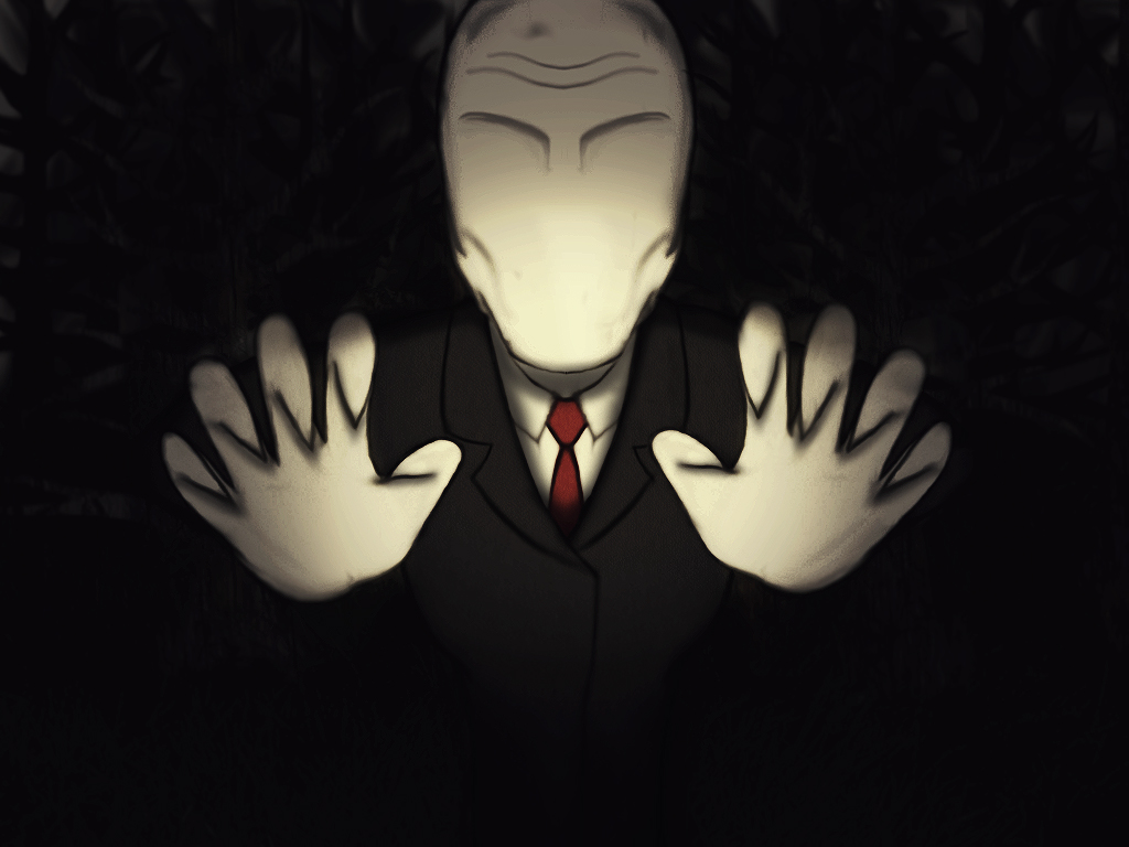 Slenderman smudge fanart