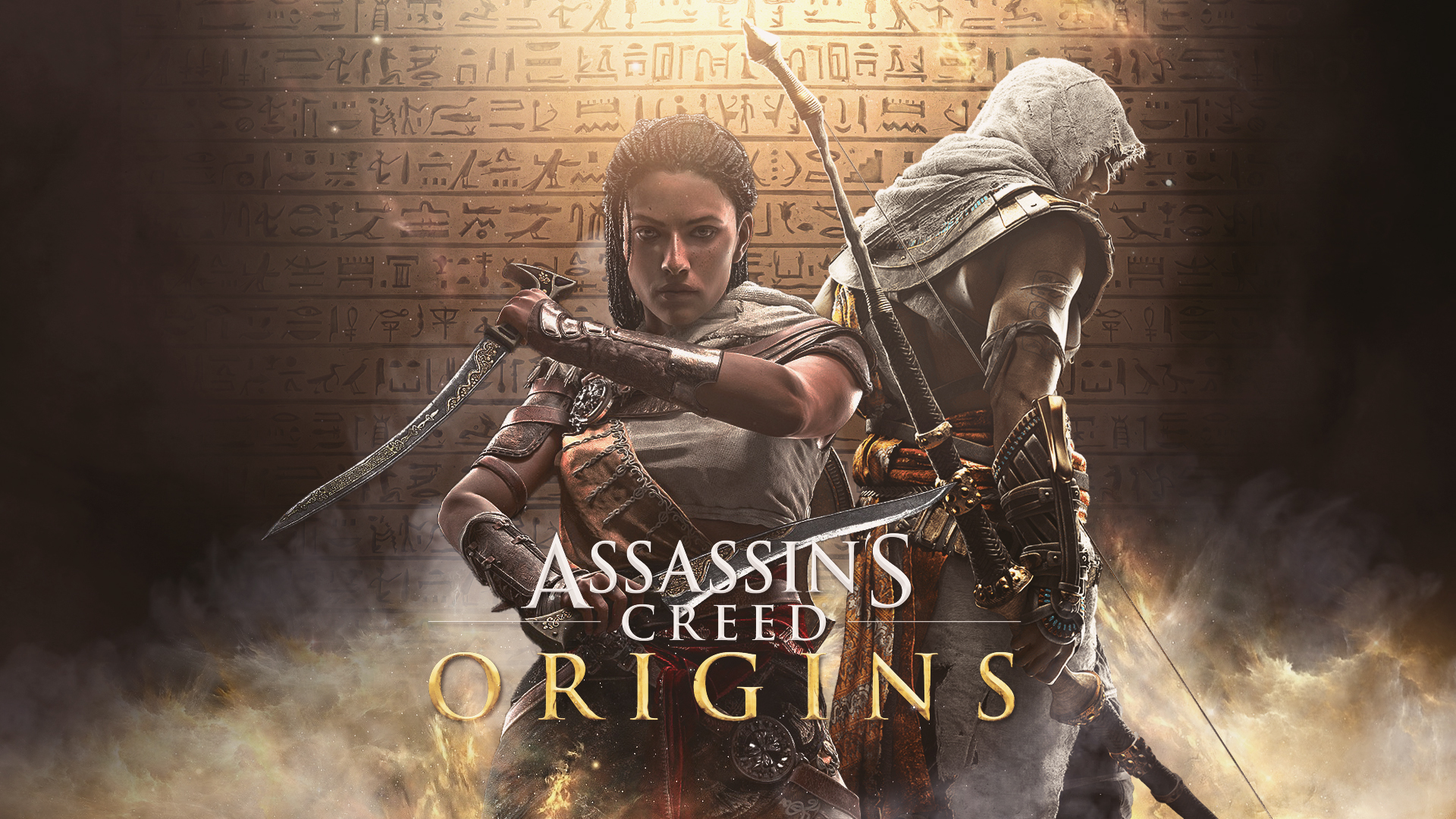 Assassins Creed Origins - Aya and Bayek wallpaper by MizoreSYO on DeviantArt