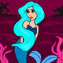 blue mermaid