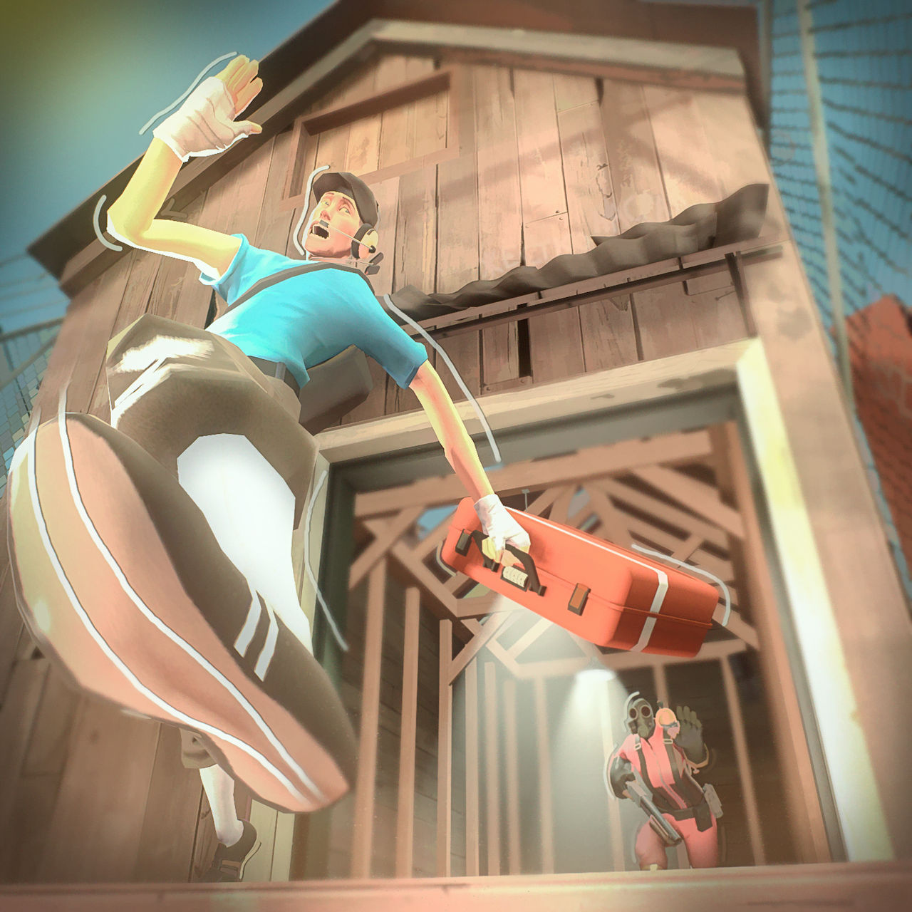 Scout Running With Intel By Fousters On Deviantart Scout Running With Intel By Fousters On Deviantart