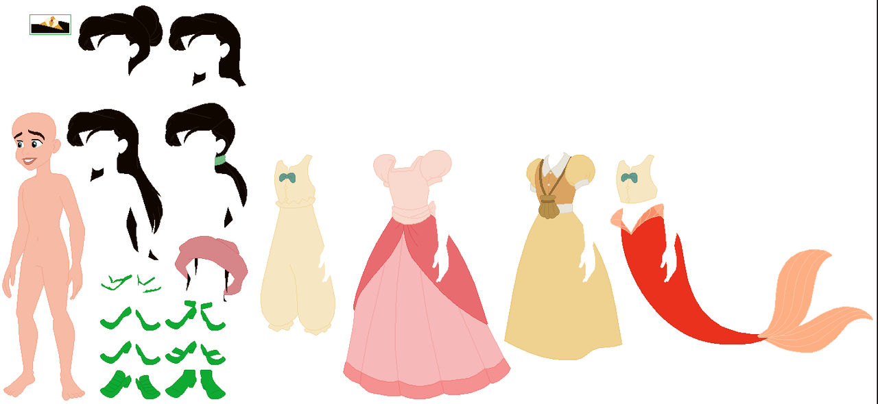 Disney Princess Base (Melody) by RColaPepsi16 on DeviantArt