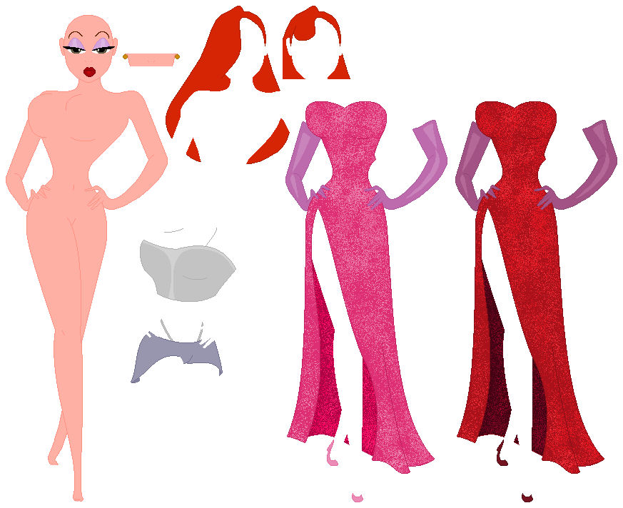 Bug Rabbit Jessica Jessica Rabbit Base (movie from Roger Rabbits) by RColaPepsi16 on ...