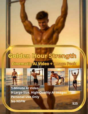Golden Hour Strength Video + Art Pack