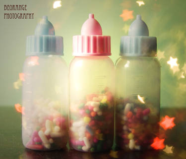 rainbow bottles