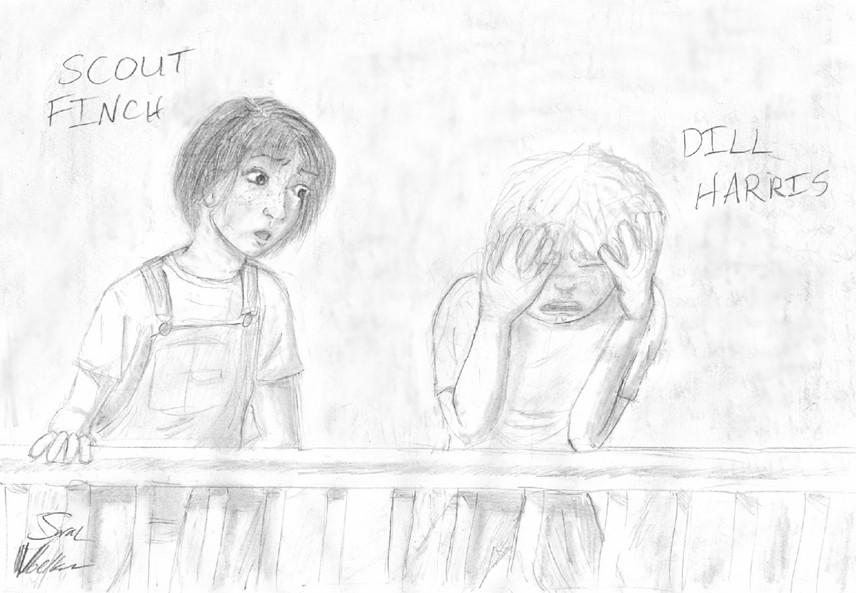 Scout And Dill TKaM By Bluesun777 On DeviantArt scout-and-dill-tkam-by-bluesun777-on-deviantart