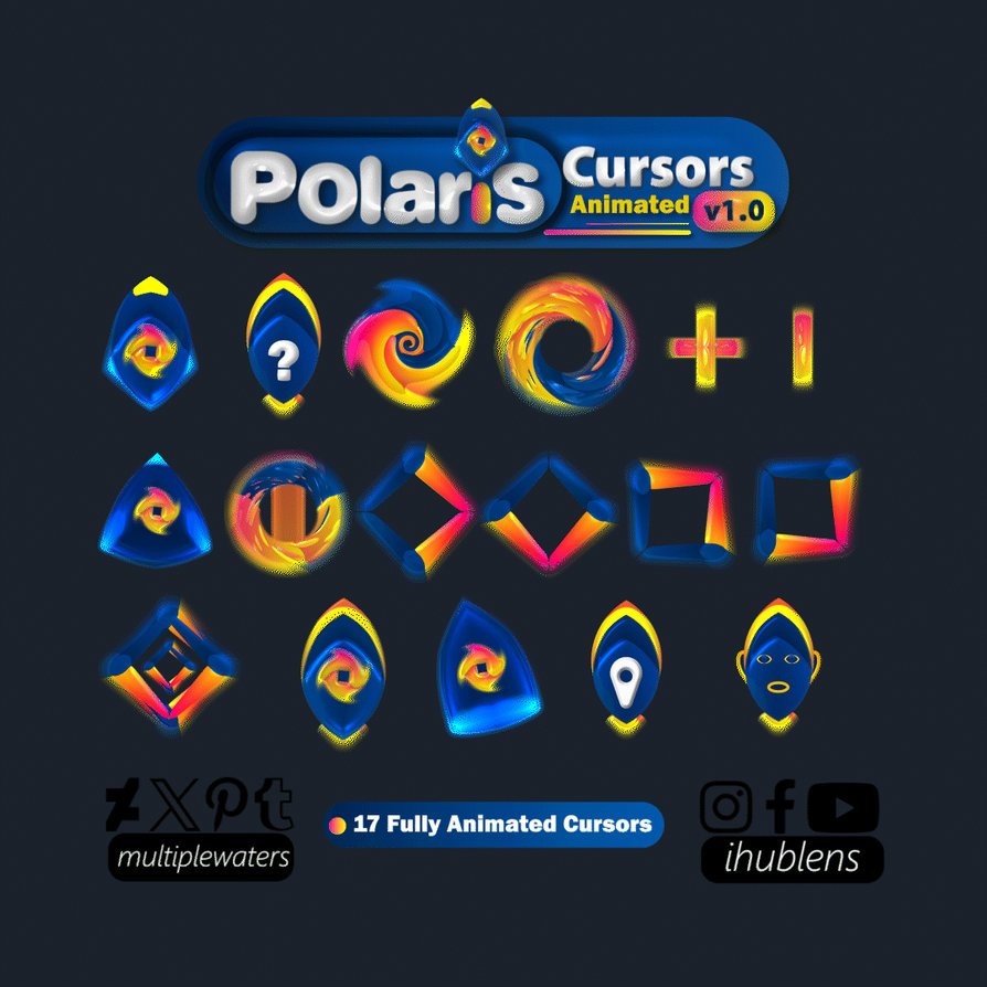 Polaris Animated Cursors (v1.0) by MultipleWaters on DeviantArt