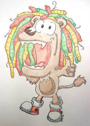 Rasta Lion. :3