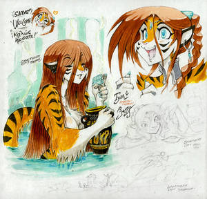 Tyla My Amazon Tigress - Bath Time and Joy