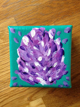 Purple Pine Cone