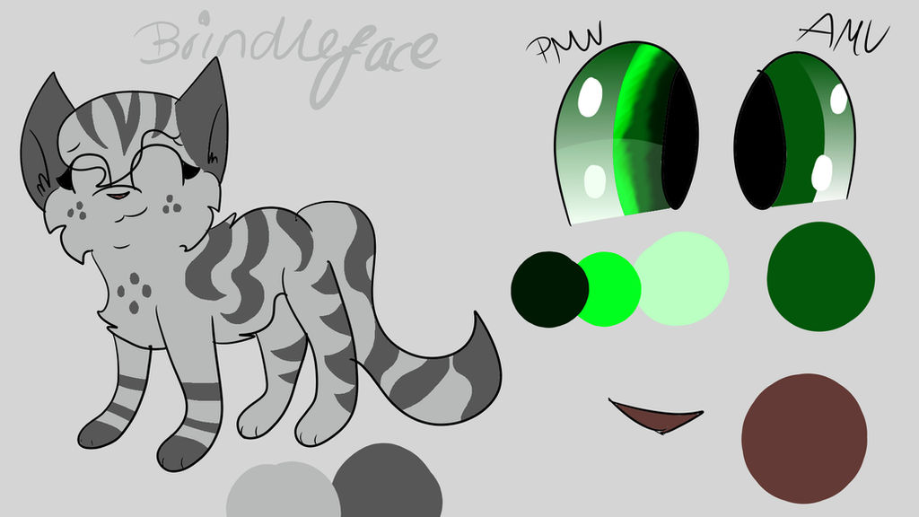 Brindlekit Brindleface referance by Featherflight55 on DeviantArt