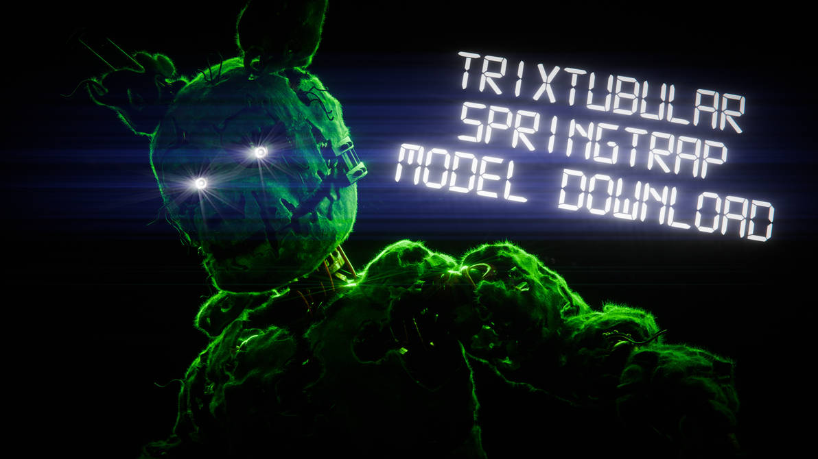Spring Trap Vr Rig TrixTubular Springtrap Rig V2.5 Blender 5.1.0+ by AutisticDirtVeggie on ...