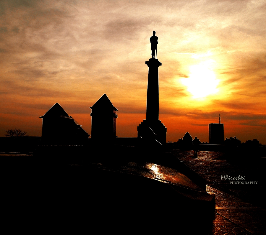 Kalemegdan sunset