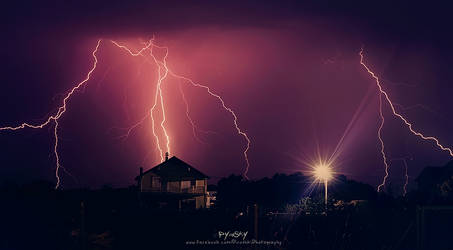 Chasing the thunder all night long by Piroshki-Photography
