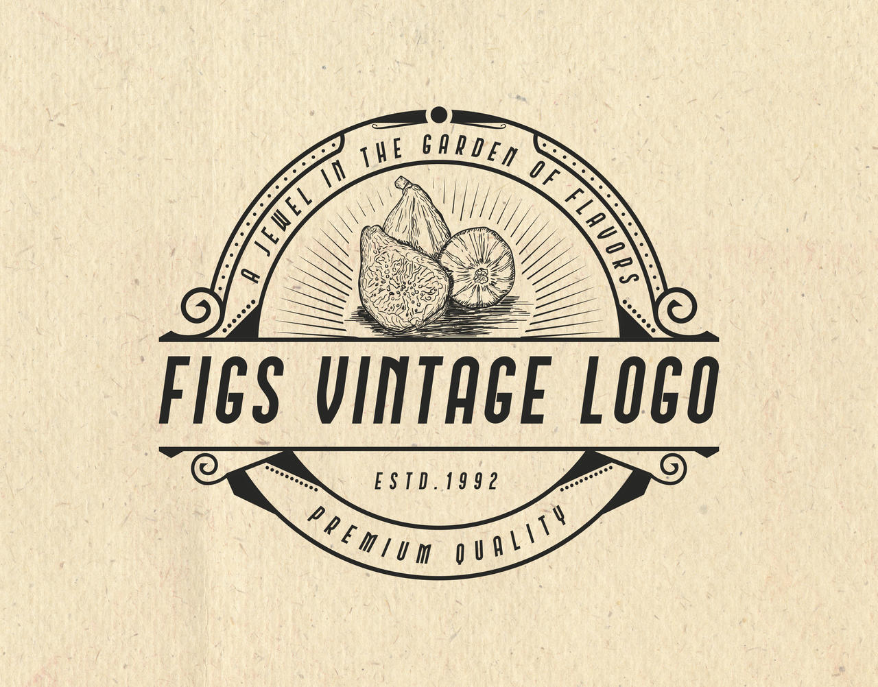Figs Vintage Logo With Hand Drawn Style. by mustainbillah005 on DeviantArt