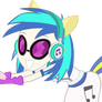 Rainbow Rocks: Vinyl Scratch vector