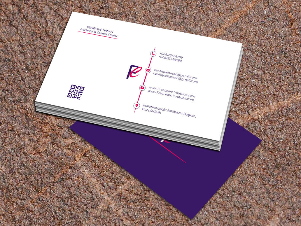 standard business card design by tazminhaque903 on DeviantArt
