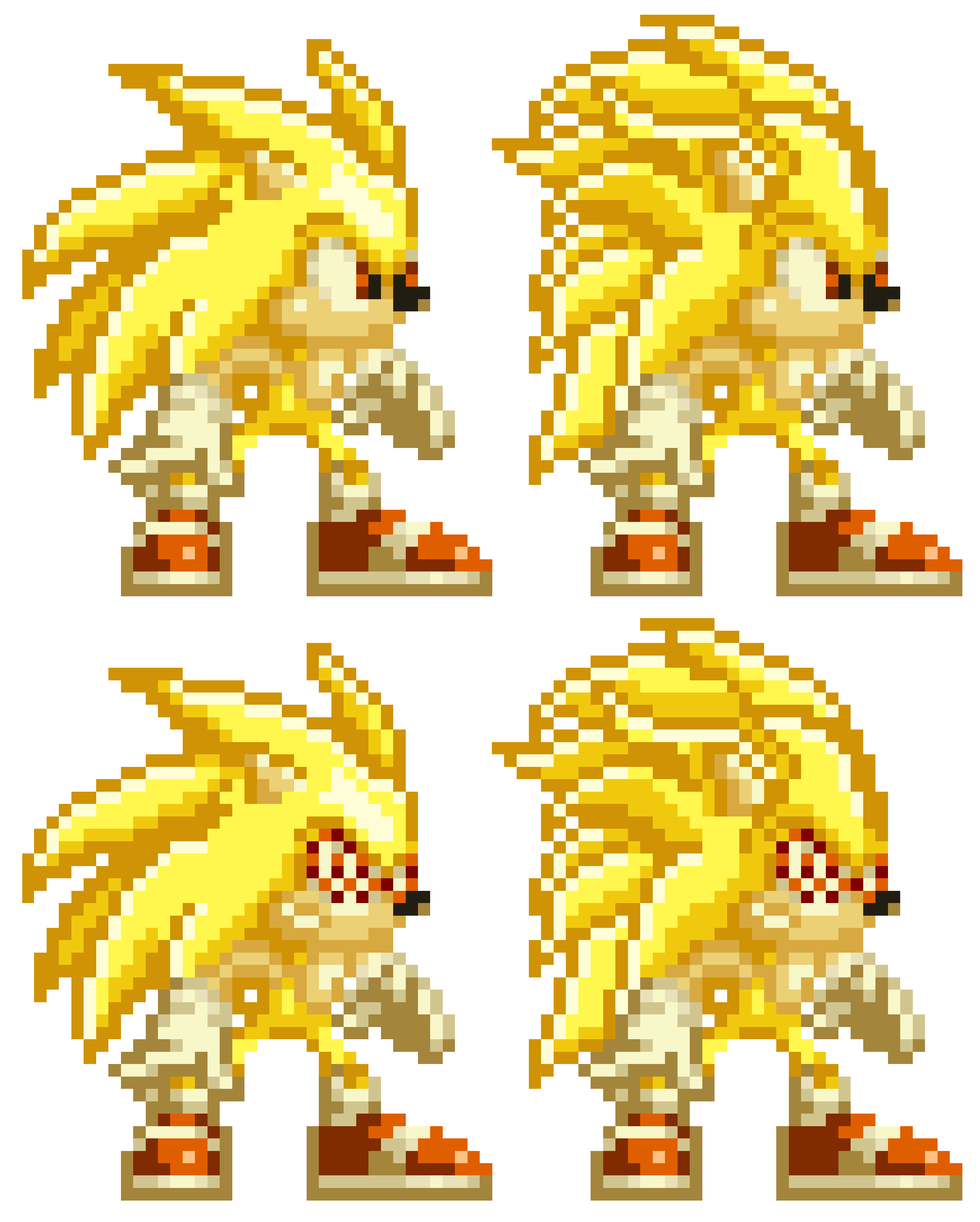 Pixilart - super sonic vs fleetway sonic by JSsonictalis