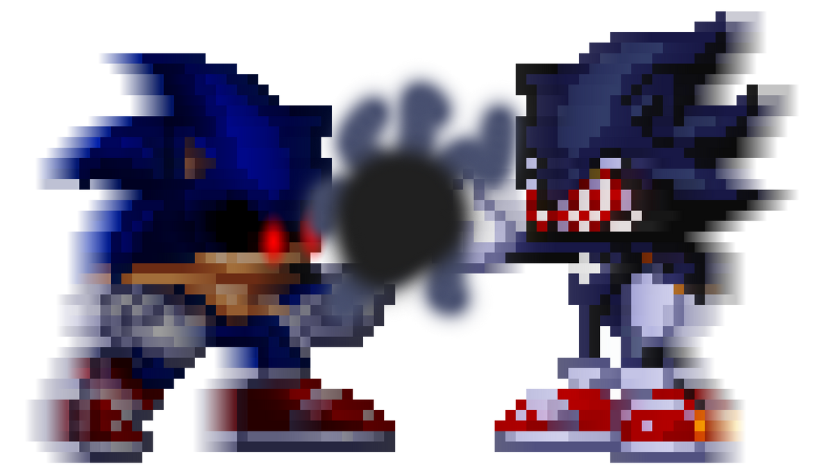 Dark Hyper Sonic vs Fleetway Super Sonic (Over powered) vs Sonic.EXE