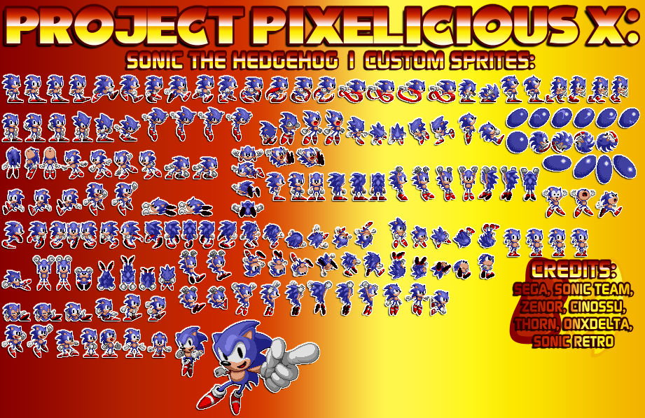 Custom / Edited - Sonic the Hedgehog Customs - Sonic (Sonic 1 SMS