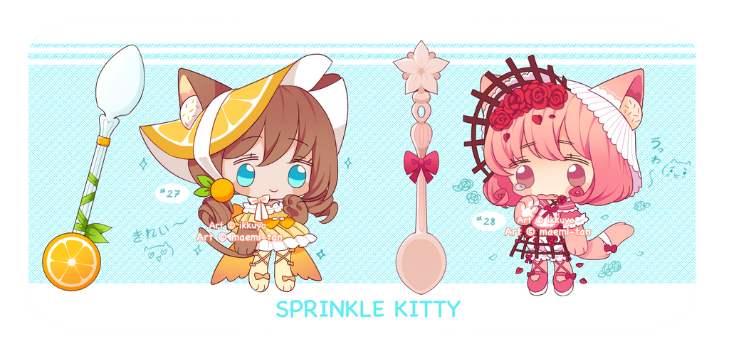 Sprinkle Kitty Adopt #27-28 (CLOSED) by ikkuyo on DeviantArt