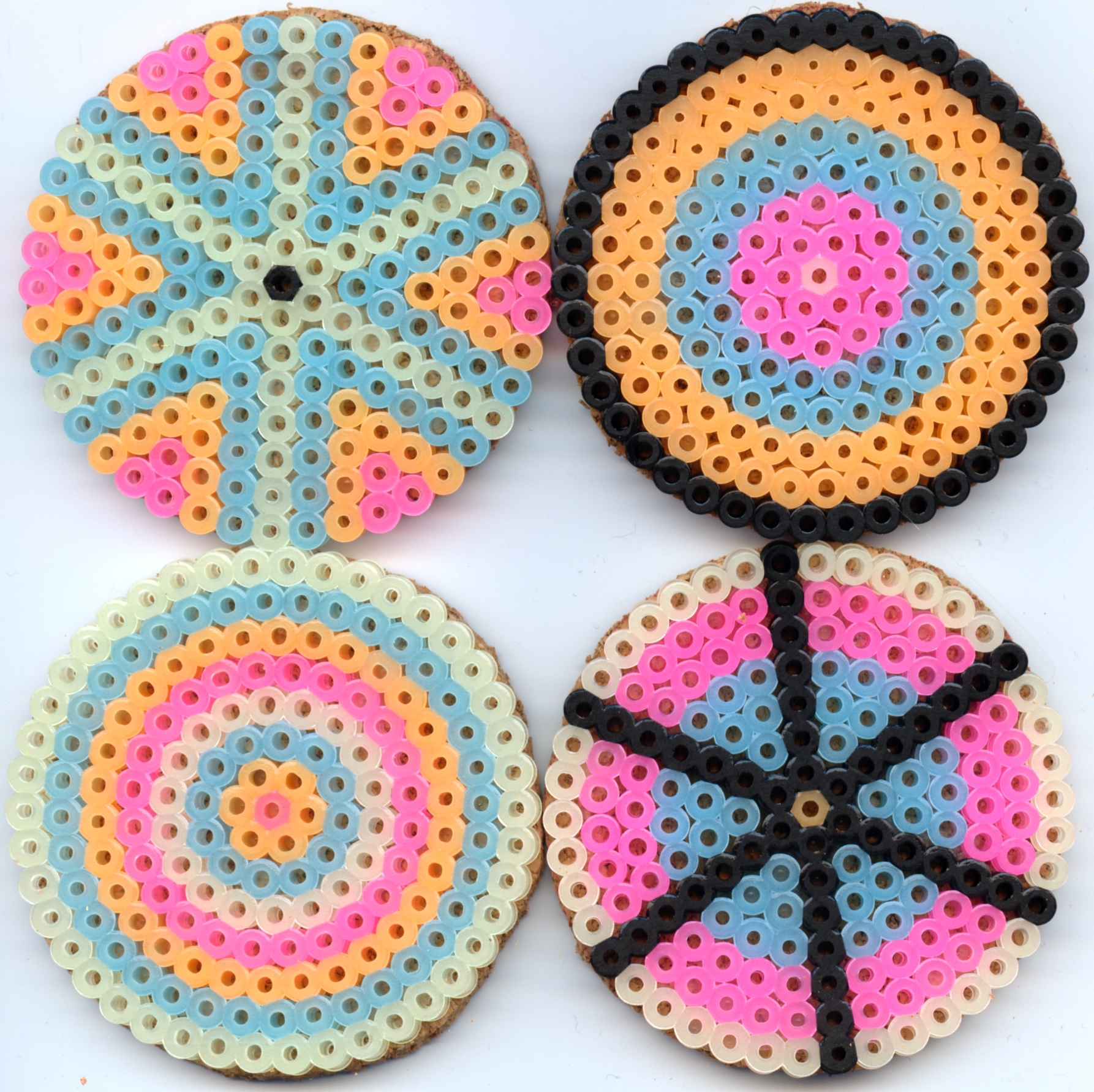 Circular Glow Coasters