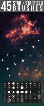 45 Star + Starfield Brushes