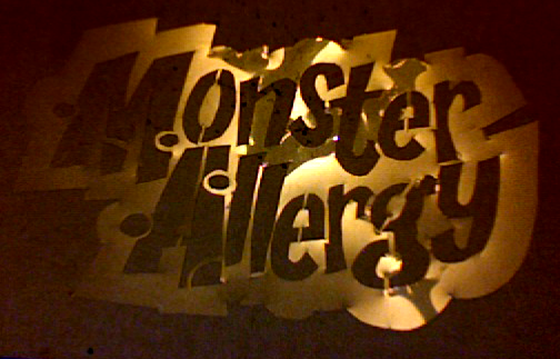 Monster Allergy Logo Stencil