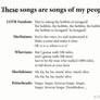 Fandom Songs