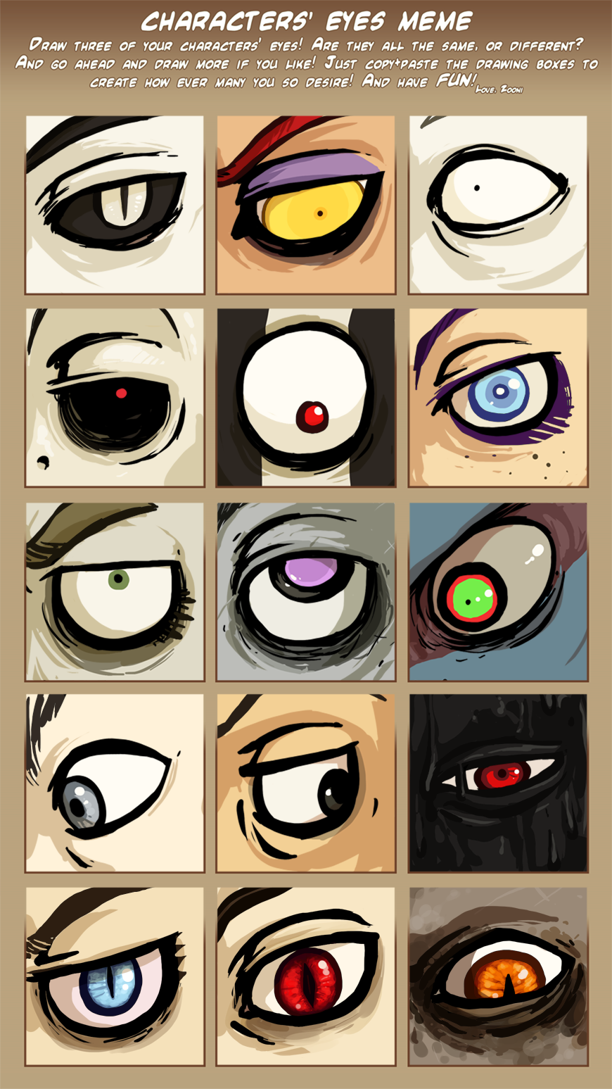 Character eye meme