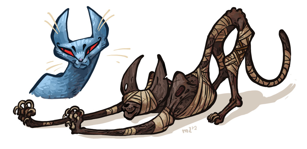 Cat Mummy by NightmareHound on DeviantArt Cat Mummy by NightmareHound on DeviantArt