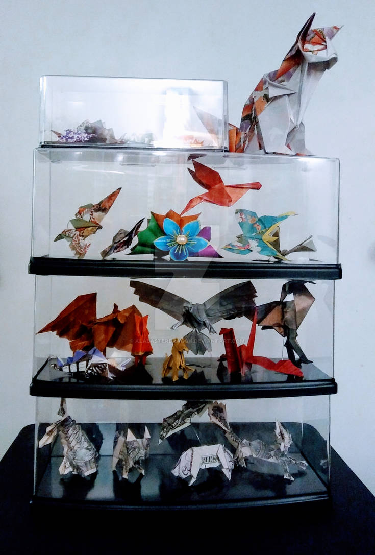 Origami Collection Display Set by alabasterdragon on DeviantArt