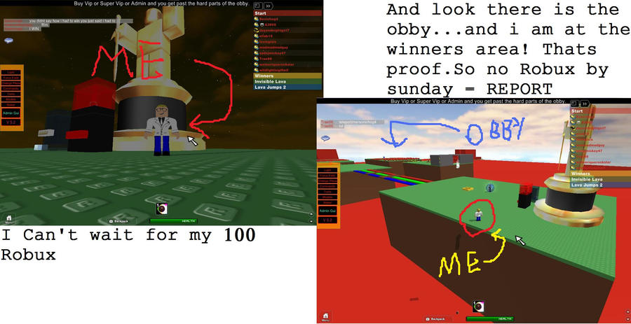 Proof That I Win 100 Robux By Sonichog6 On Deviantart