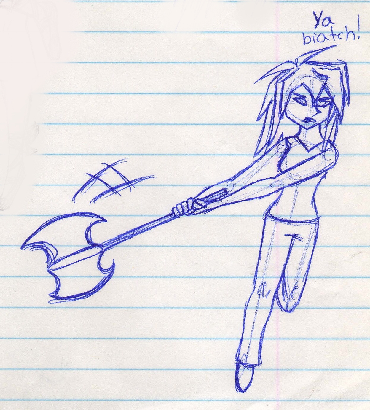 Masha with an Axe