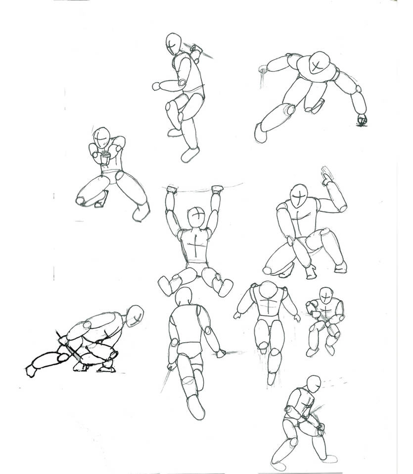 action pose refference sheet 1 by Shyo-Minamimoto on DeviantArt