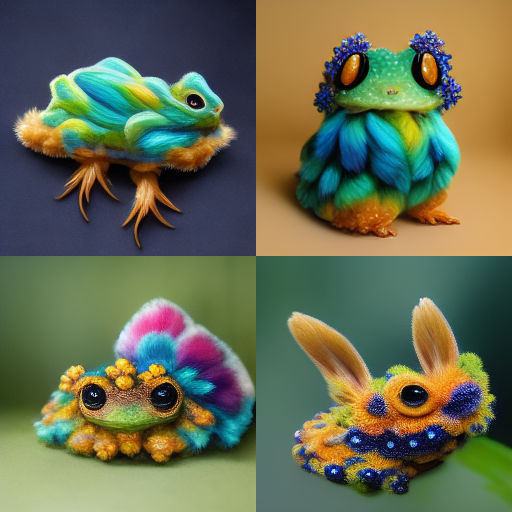 Feathered Bunny Frog by easnoddy on DeviantArt