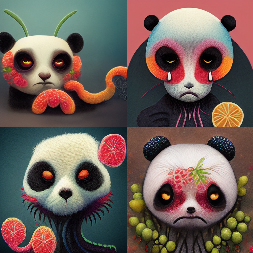 Fruity Mosquito Pandas by easnoddy on DeviantArt