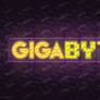 Gigabyte/Typography Art Vector Logo