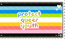 protect queer youth stamp
