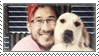 Markiplier and Chica Stamp by DestinysGrace