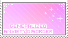 generalized anxiety disorder stamp