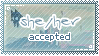 She/Her Pronouns Accepted Stamp