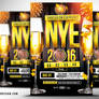 NYE 2016 Party Flyer PSD Template