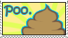 Poo stamp by Rahxy