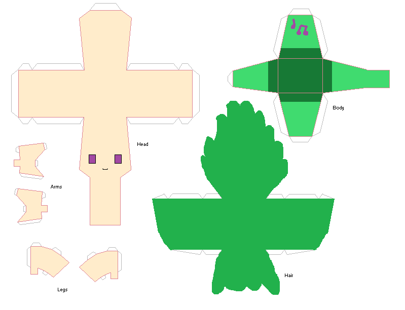 Medley PaperCraft by MusicPlush on DeviantArt