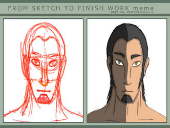 Sketch to Finish Work Meme_Kirill