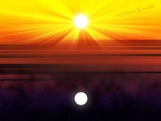 Sun Moon Background