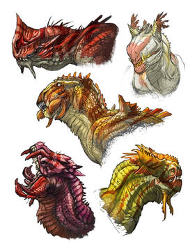 Dragon-heads