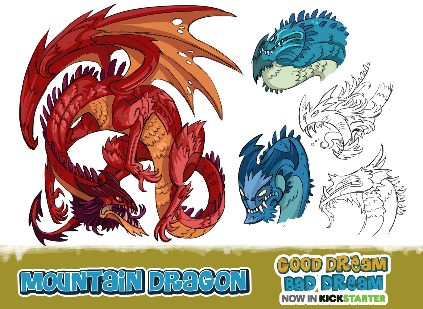 Mountain-Dragon concept